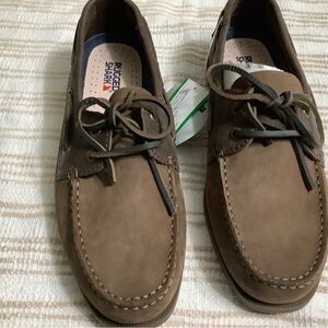 Rugged Shark Men's Tan Boat Shoes size 11 NWT